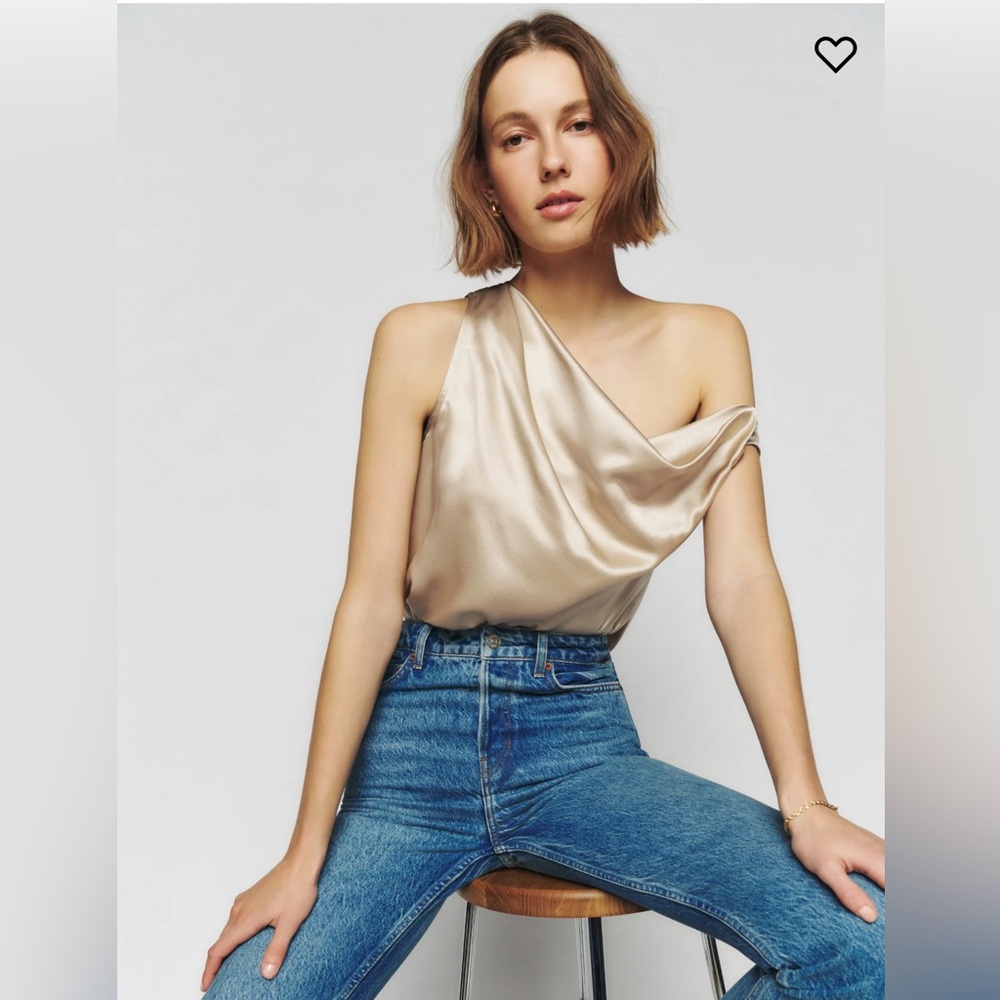 Reformation Annika Silk Top - Picture 3 of 3